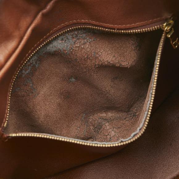 LOUIS VUITTON Brown Monogram Leather Boulogne 30 Shoulder Bag - Picture 8 of 13